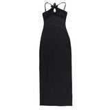 Women Dresses Summer Casual Slim Fit Long Dress Butterfly Flower Dress