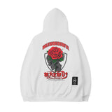 Men Hoodie Rose Printed Hoodie Men