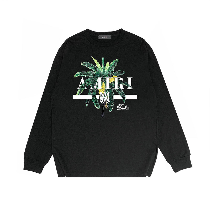 Amiri Long Sleeve Shirt Long Sleeve Long-Sleeved T-Shirt Blouse