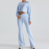 Women Yoga Set Autumn and Winter Sports Sweatshirt and Sweatpants