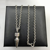 Chrome Hearts Necklace Vintage Diamond Cross Bullet Necklace Men's and Women's Hair