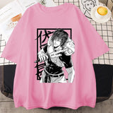 2024New Fushiguro Toji T Shirt Fashion Anime Harajuku Tees