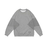 Unisex Hoodie Autumn Thread Patchwork Sweater