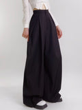 Women Sweatpants Wide Leg Pants Draped Casual Pants