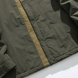 Unisex Winter Cotton Coat Lapel Shirt Cotton Coat Retro Warm Workwear Cotton Coat