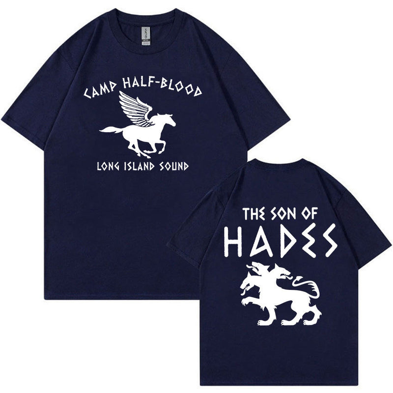 Percy Jackson Camp Half Blood Graphic T Shirt Men O-Neck