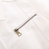 Women Jacket Zipper Decorations Short Work Clothes Jacket Lapel Cardigan Coat