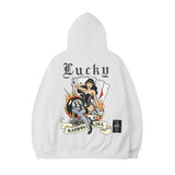 Men Hoodie Oversize Couple Coat Cartoon Printed Hoodie Men and Women