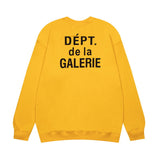 Gallery Dept Sweatshirts Unisex Loose Casual Crew Neck Sweater