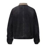 Men Jacket Coat Denim Jacket Men Ins Washed and Worn Fall Winter Cowboy Coat