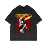 Washed old T-shirt anime chainsaw man