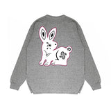 Amiri Long-Sleeve Shirt Creative Bunny Printed Casual Long-Sleeve Shirt