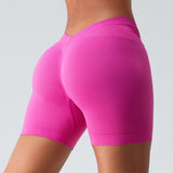 Women Yoga Sports Shorts Running Tight Fitness Sports Yoga Shorts