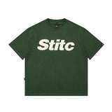 Men T Shirt Retro Workwear Pocket Sticker round Neck Short Sleeve T-shirt