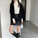 Women's Cardigan Sweater Autumn and Winter Knitting Coat Women's Cardigan Style Sweater 8t3117