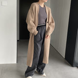 Women Cardigan Sweater Autumn Sweater Coat Loose Button Women's Clothing Z831