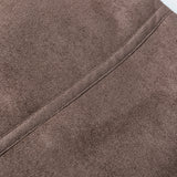 Unisex Winter Cotton Coat Suede Lapel Cotton-Padded Coat Vintage Pocket Decoration Warm-Keeping Cotton Clothing