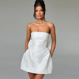 Women Dresses Summer Sexy Bowknot Mini Dress
