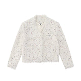 Women Jacket Autumn and Winter Casual V-neck Multi-Pocket Top