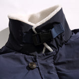 Unisex Winter Cotton Coat Lambswool Lapel Cotton-Padded Coat Vintage Loose and Warm Cotton-Padded Jacket