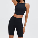 Women Yoga Set Spring/Summer Yoga Wear Slim Fit Running Exercise Workout Outfit