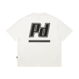 Men T Shirt Letter Patch Embroidered Crew Neck Hip Hop