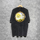 Amiri T Shirts Washed and Worn Retro Short Sleeve T-shirt