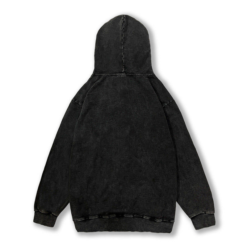 Men Hoodie Hip Hop Portrait Printed Hoodie