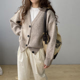 Women Cardigan Sweater Autumn and Winter Knitting Cardigan Casual Sweater Coat 8t3092