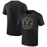 NBA T-Shirts NBA Basketball Suit Short Sleeve Bucks T-Shirt Men