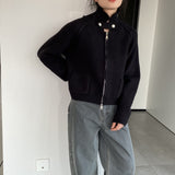 Women Cardigan Winter Sweater Cardigan Long Sleeve Sweater Coat 8t830