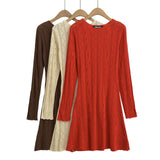 Women Dresses Summer round Neck Hollow Dress Sexy Skirt (Xds0414)