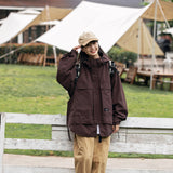 Unisex Jacket Autumn Windproof Hood Coat
