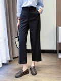 Women Sweatpants Spring Loose Split Suit Pants