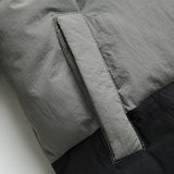 Unisex Winter Cotton Coat Stripes Stand-up Collar Cotton-Padded Clothes Vintage Labeling Warm-Keeping Cotton Clothing