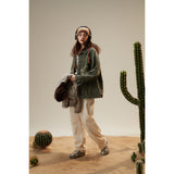 Unisex Jacket Vintage Embroidered Loose Lapels Jacket Spring and Autumn Coat