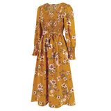 Women Date Dress Autumn and Winter round Neck Dress