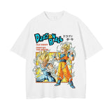 2024Men Dragon Ball Z T Shirt Anime Japanese Printed T-shirt