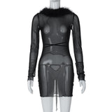 Women Dresses Spring Sexy Hollow Dress