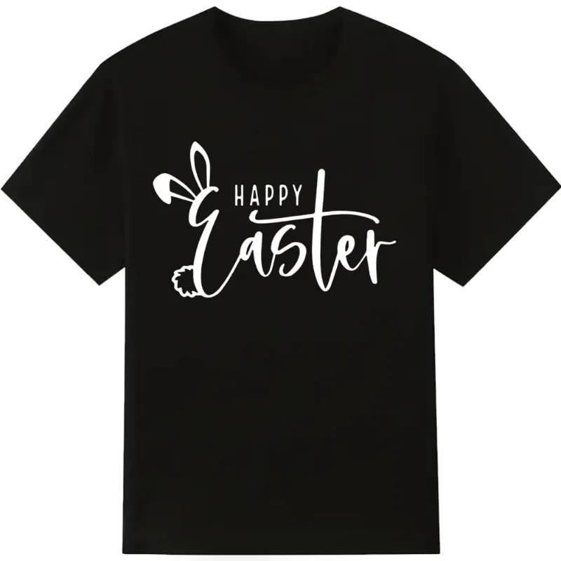 Happy Easter Shirt Womens Easter Shirt Rabbit T-Shirt