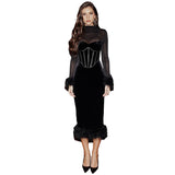 Women Dresses Mesh Dress Hip Skirt