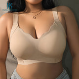 Full figure bra seamless push-up to prevent sagging