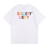 Gallery Dept T Shitrs Summer Color Letter plus Size Short Sleeve