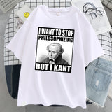 2024Kant Meme Philosophizing Funny Philosophy Tshirt Women