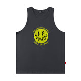 Mens Vest Bear Print Sleeveless T-Shirt Basketball Vest