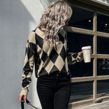 Women Knitted Sweater Autumn Long Sleeve Sweater