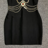 Women's Evening Dress Sexy Suspenders Slim Fit Bandage Dress Dress Dress