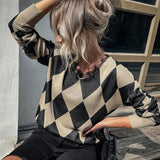 Women Knitted Sweater Autumn Long Sleeve Sweater