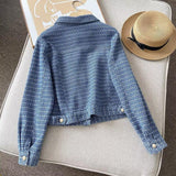 Women Jacket Autumn and Winter Loose Vintage Denim Jacket