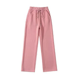 Women Sweatpants Loose Casual Pants Autumn and Winter Thickening Wide Leg Straight Sweatpants